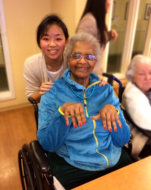 Arizona online high school students help senior citizens
