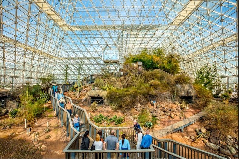 accredited Arizona online high school takes Arizona high school online students on field trip to Biosphere