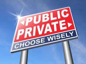 public or private school hospital area property domain or insurance road sign