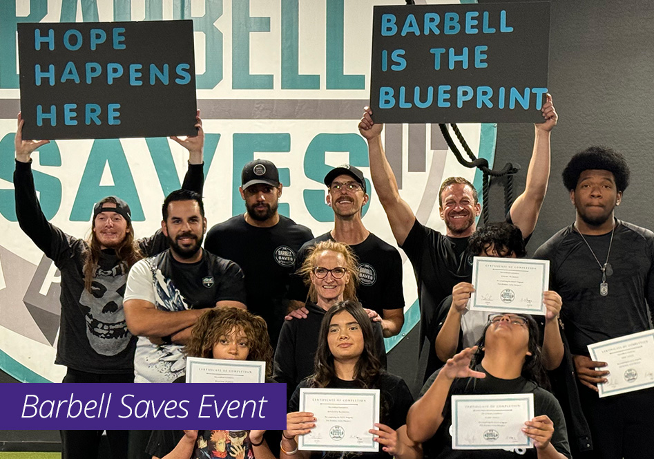 Barbell Saves Event