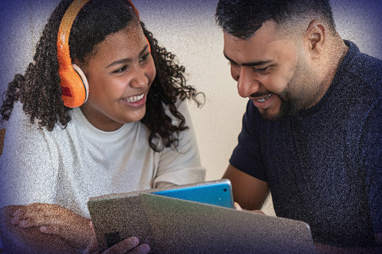 Why families choose us - student with parent working together