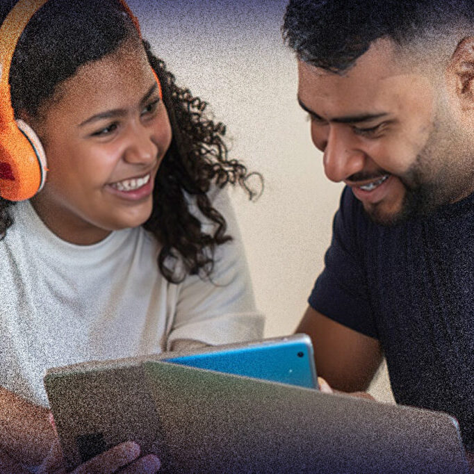 Why families choose us - student with parent working together